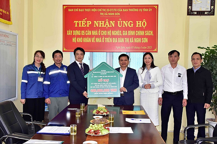 NSRP chung tay xây dựng mái ấm cho hộ nghèo tại thị xã Nghi Sơn”