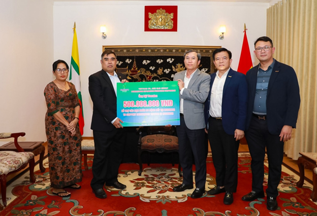 Petrovietnam lan tỏa tinh thần nghĩa tình, chia sẻ mất mát cùng nhân dân Myanmar”