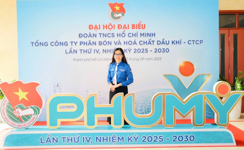 Bí thư Đoàn Thanh niên Nhà máy Đạm Phú Mỹ Nguyễn Ngọc Mai