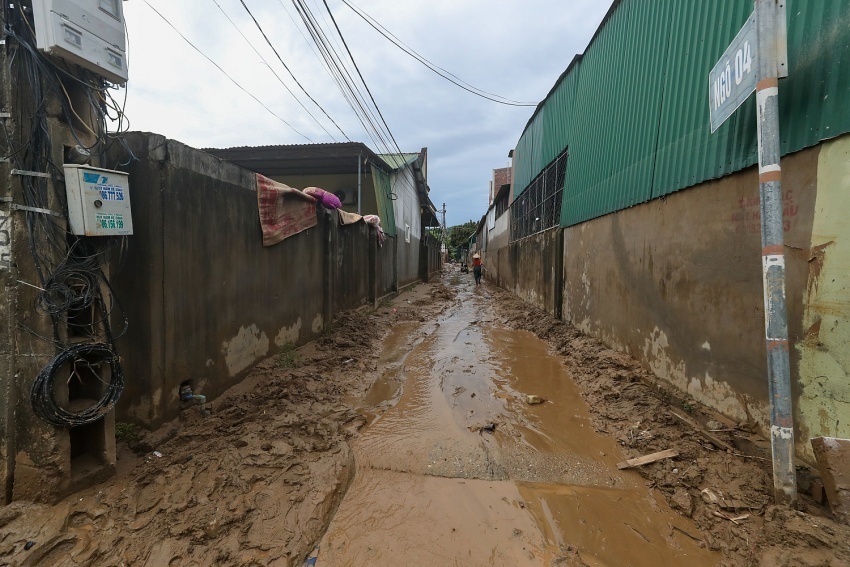 Những thiệt hại tại xã Con Cuông, tỉnh Nghệ An sau cơn bão số 3 Wipha (năm 2025)