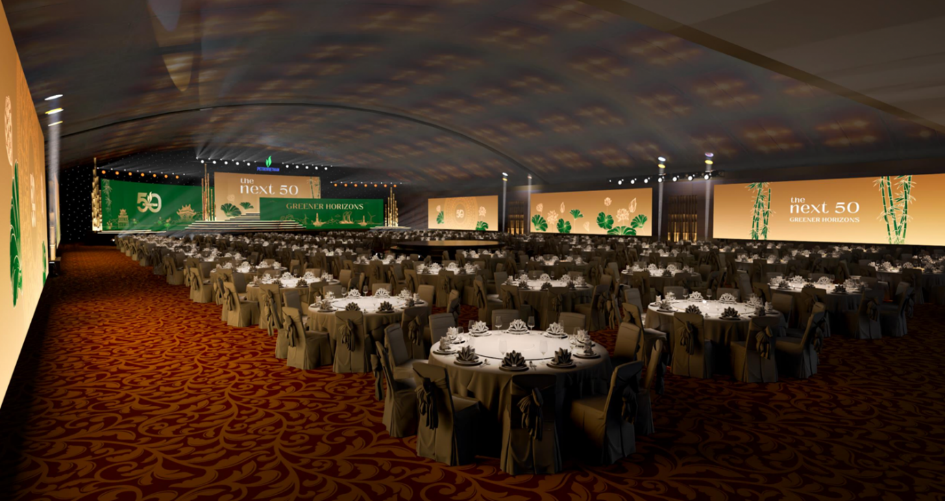 Sân khấu gala Petrovietnam