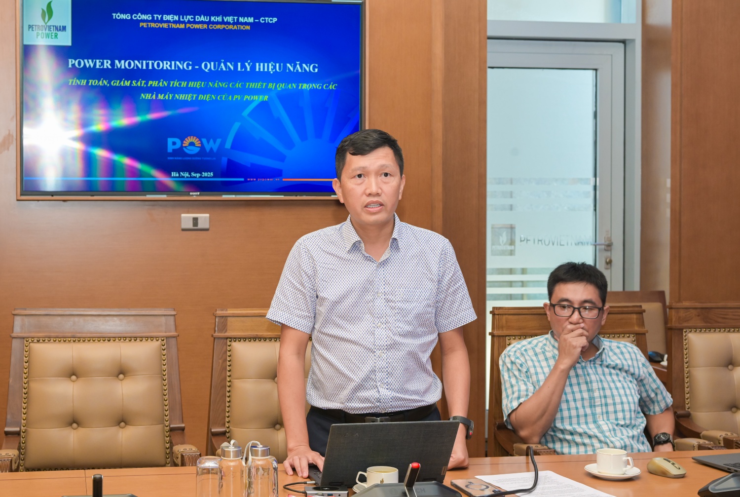 Đại diện PV Power trao đổi tại Hội thảo.