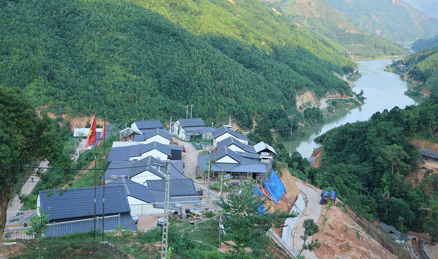 Kho Vàng hôm nay đã trở thành thôn làng xanh mát.