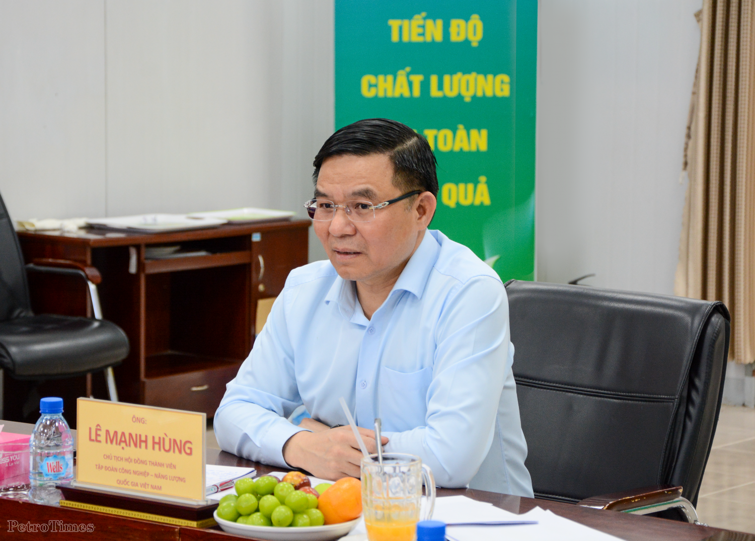 Chủ tịch HĐTV Petrovietnam Lê Mạnh Hùng đề nghị Ban QLDA Long Phú 1 quán triệt mục tiêu hoàn thành dự án trong năm 2027