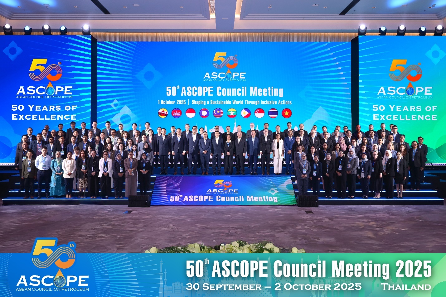 Toàn cảnh Kỳ họp lần thứ 50 Hội đồng ASCOPE.