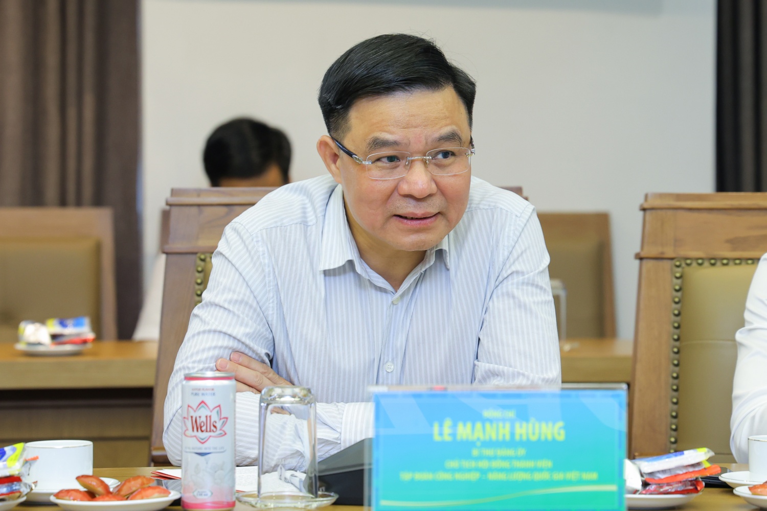 Chủ tịch HĐTV Petrovietnam Lê Mạnh Hùng: Petrovietnam dự kiến sẽ tài trợ tỉnh Lai Châu xây dựng 3 phòng thực hành STEM.