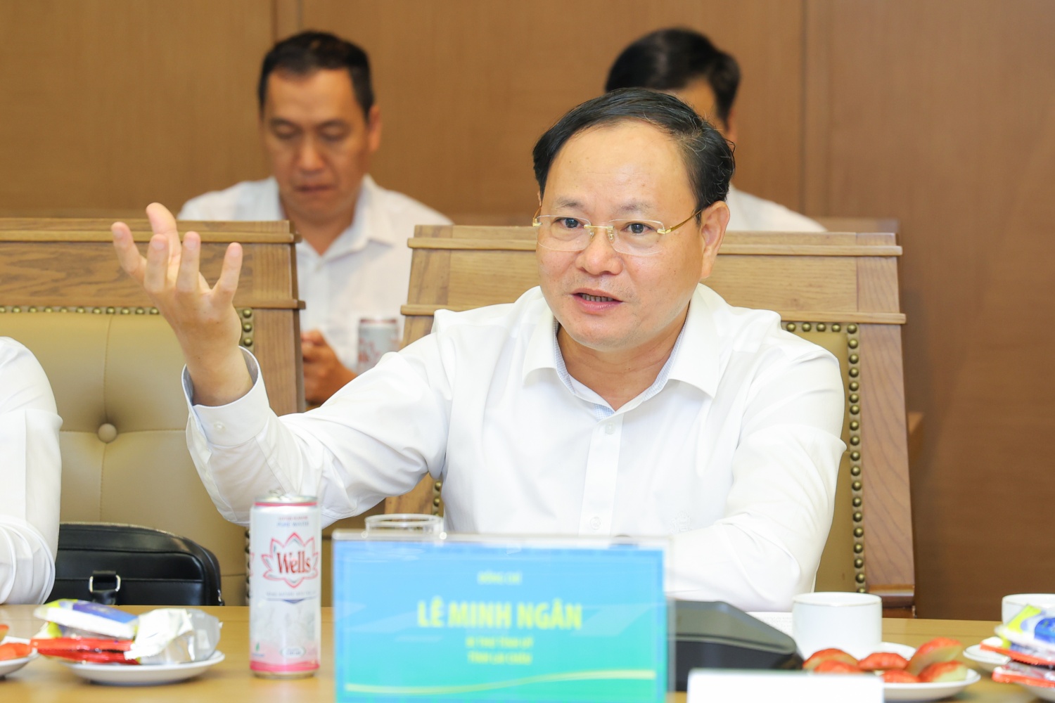 Đồng chí Lê Minh Ngân - Bí thư Tỉnh ủy Lai Châu trân trọng cảm ơn sự giúp đỡ, hỗ trợ của Petrovietnam đối với tỉnh trong thời gian qua.
