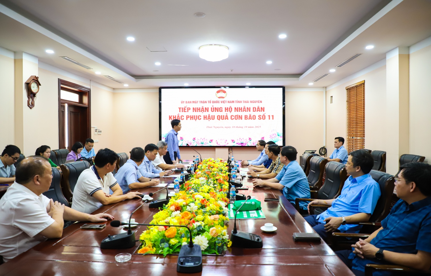 Đoàn công tác làm việc tại Ủy ban MTTQ Việt Nam tỉnh Thái Nguyên