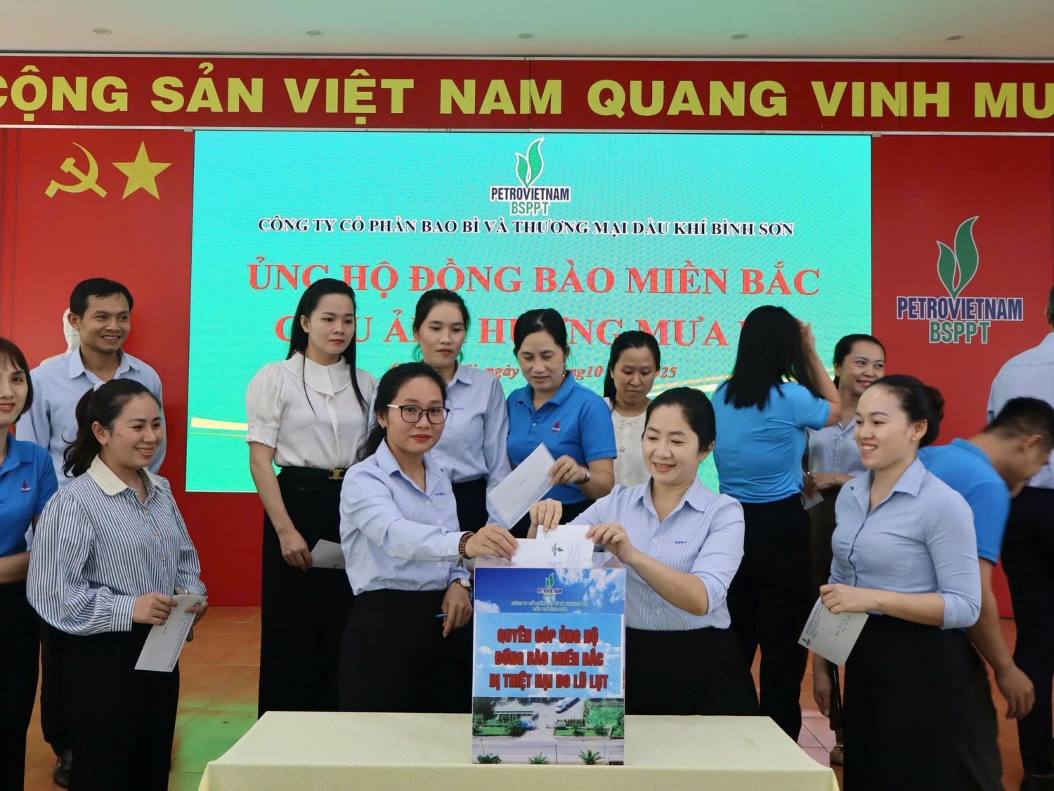 Chương trình ủng hộ đồng bào do BSPPT phát động được triển khai từ ngày 9-13/10, toàn bộ số tiền quyên góp sẽ được chuyển đến Ủy ban Trung ương Mặt trận Tổ quốc Việt Nam để kịp thời hỗ trợ các địa phương bị ảnh hưởng bởi thiên tai.