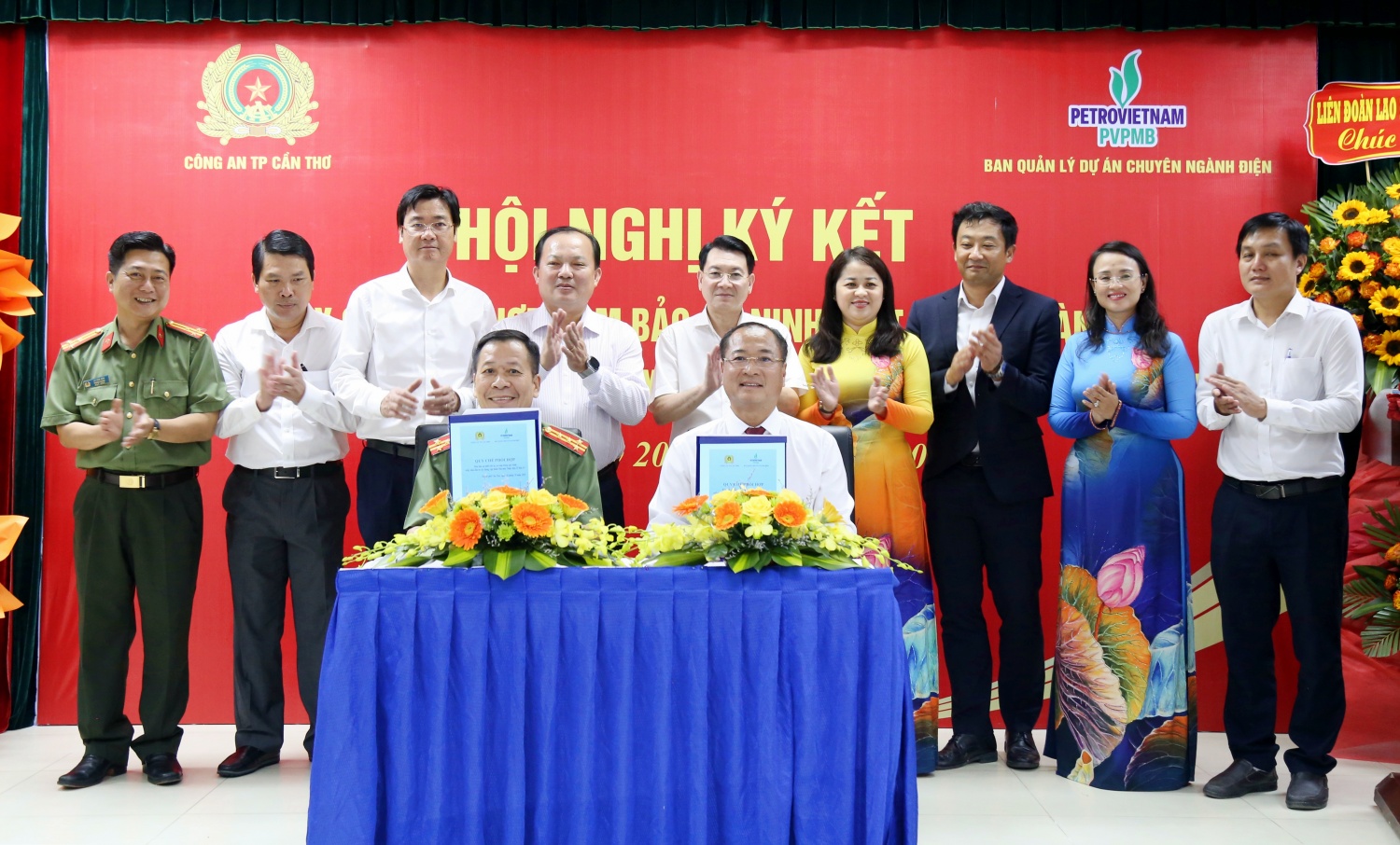 PVPMB và Công an TP Cần Thơ ký kết Quy chế phối hợp đảm bảo an ninh, an toàn Dự án Ô Môn IV”