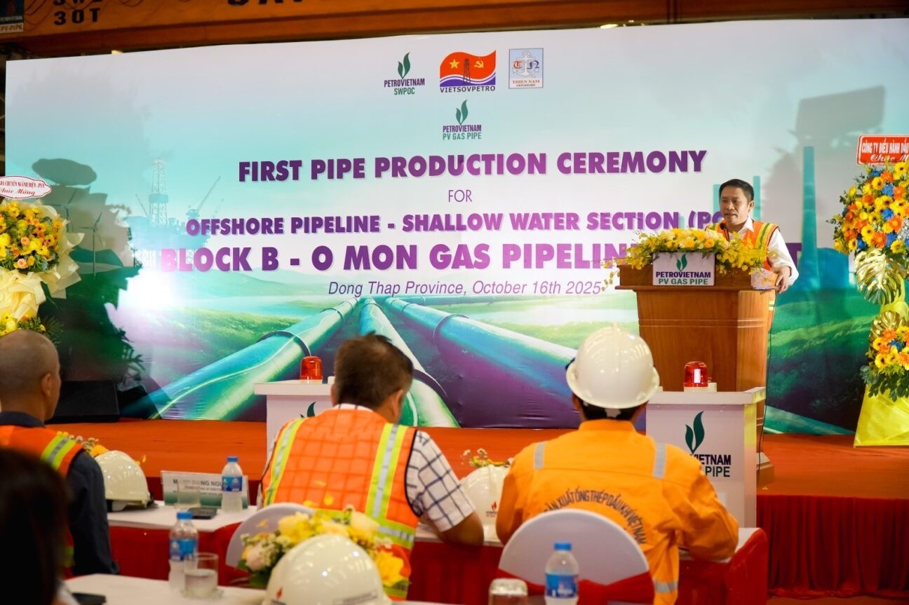 Ông Trần Thanh Hải, Tổng Giám đốc SWPOC tin tưởng rằng PV GAS PIPE sẽ tiếp tục phát huy năng lực, kinh nghiệm và tinh thần chuyên nghiệp để hoàn thành tốt gói PC1, đáp ứng đầy đủ các tiêu chuẩn kỹ thuật khắt khe của dự án