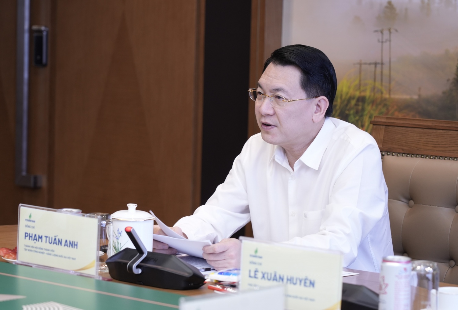 Ông Phạm Tuấn Anh - Thành viên HĐTV Petrovietnam, Trưởng Ban Chỉ đạo nhấn mạnh hợp tác chiến lược là một trong những giải pháp quan trọng để mở rộng không gian phát triển, gia tăng nội lực cạnh tranh của Tập đoàn.