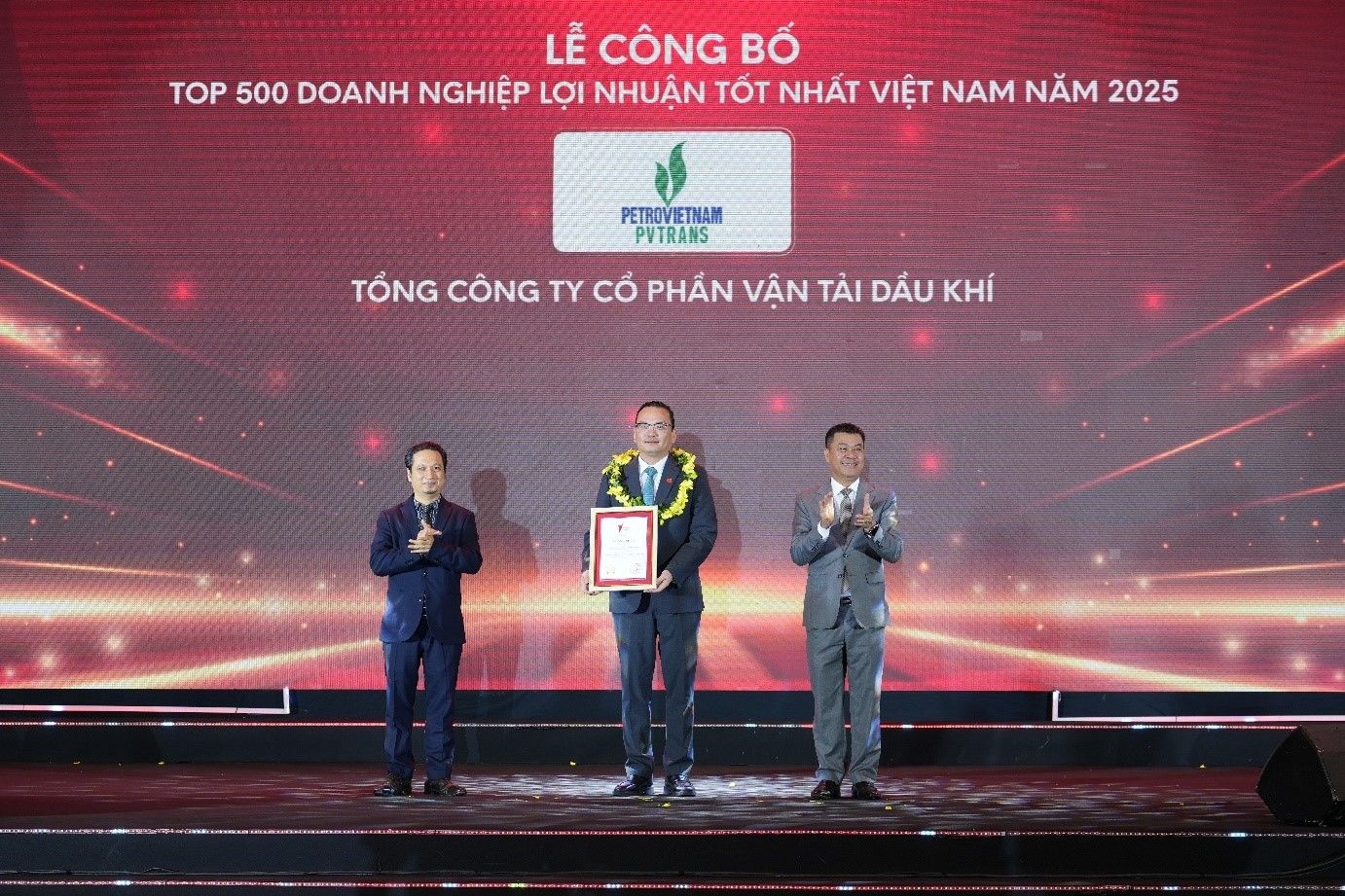Việc được vinh danh trong Top 50 Doanh nghiệp Lợi nhuận xuất sắc Việt Nam năm 2025 là minh chứng cho năng lực tài chính vững mạnh và hiệu quả quản trị bền bỉ của PVTrans.