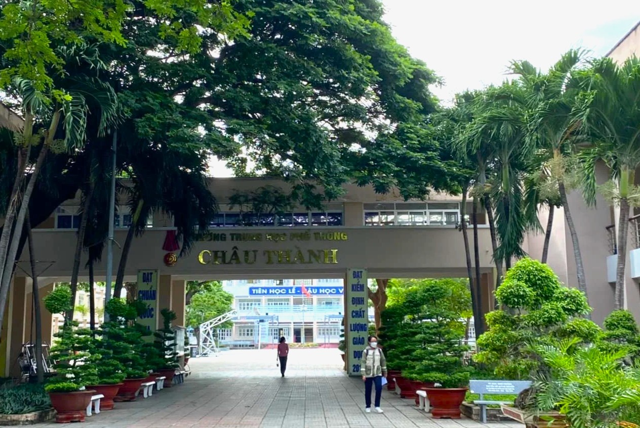 Trường THPT Châu Thành (phường Bà Rịa, TP Hồ Chí Minh).