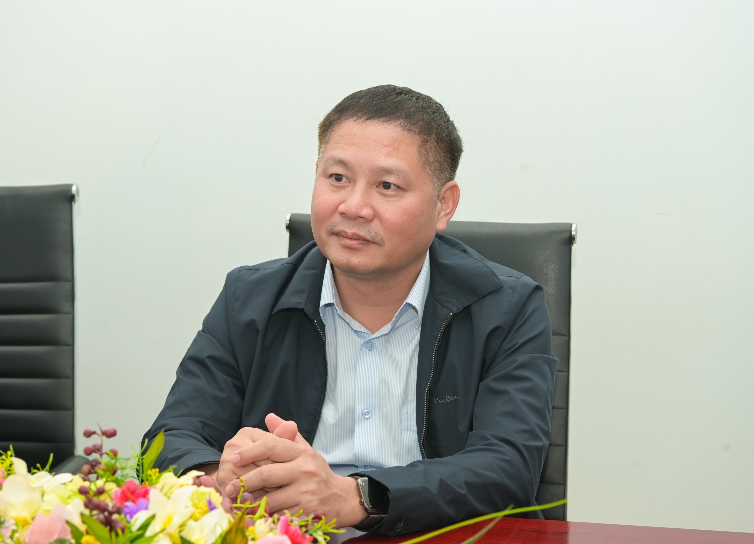 Ông Bùi Ngọc Dương, Chủ tịch HĐQT BSR cho biết, thực hiện Nghị quyết 57-NQ/TW của Bộ Chính trị và định hướng của Petrovietnam về thúc đẩy đổi mới sáng tạo, bên cạnh các nhiệm vụ khoa học công nghệ mang tính chiến lược và dài hạn, BSR triển khai nhiều đề án công nghệ cấp công ty (Ảnh: Minh Đức).