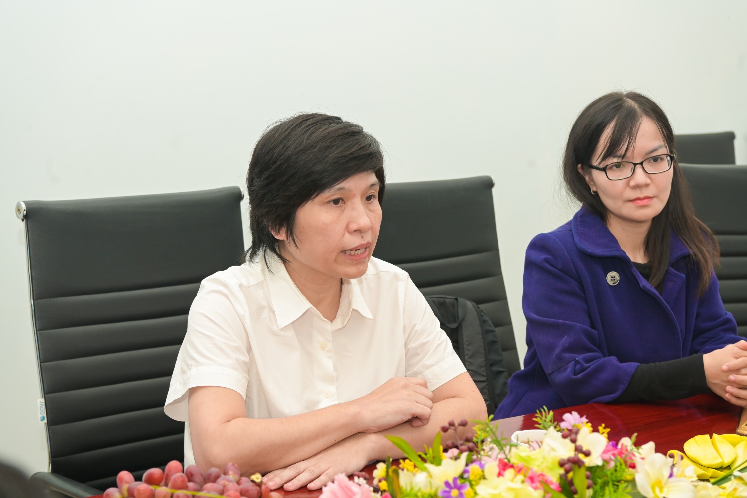 GS.TS Vũ Thị Thu Hà cho biết, chuyển dịch năng lượng đang là xu thế tất yếu trên toàn cầu và tại Việt Nam (Ảnh: Minh Đức).