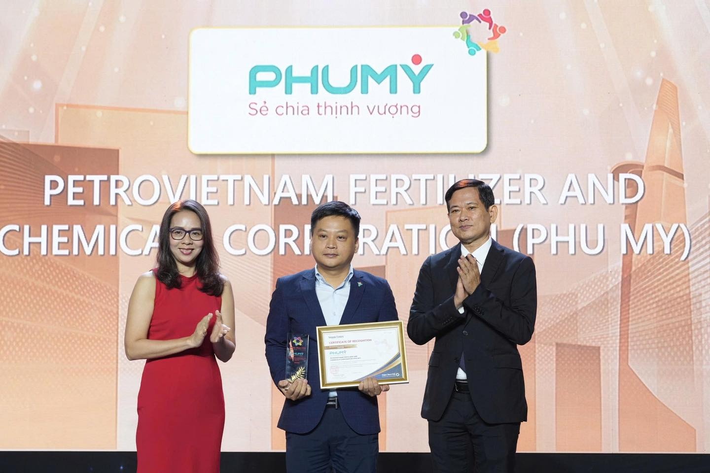 Đây lần thứ 5 liên tiếp PVFCCo - Phú Mỹ được vinh danh là Doanh nghiệp vì cộng đồng.