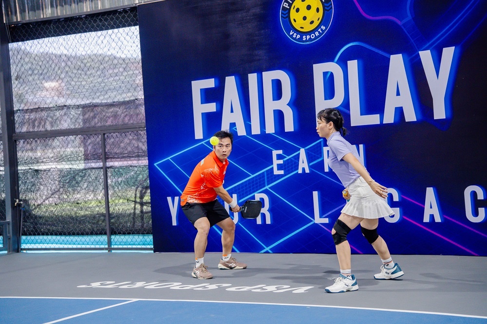 Tại hội thao năm nay, bộ môn mới Pickleball thu hút đông đảo VĐV tham gia
