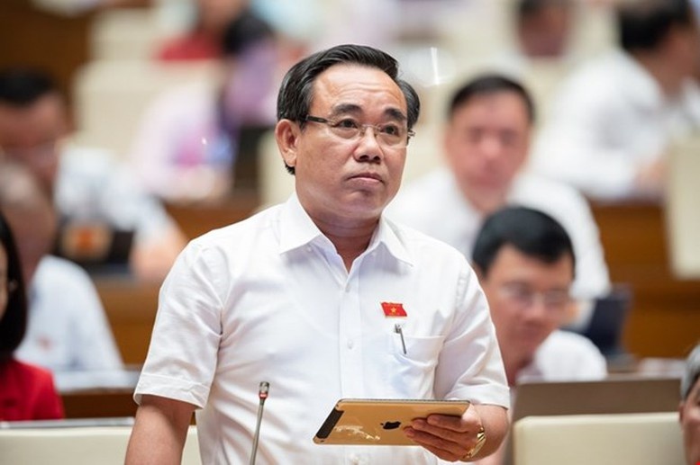 Đại biểu Lê Hữu Trí phát biểu tại Quốc hội