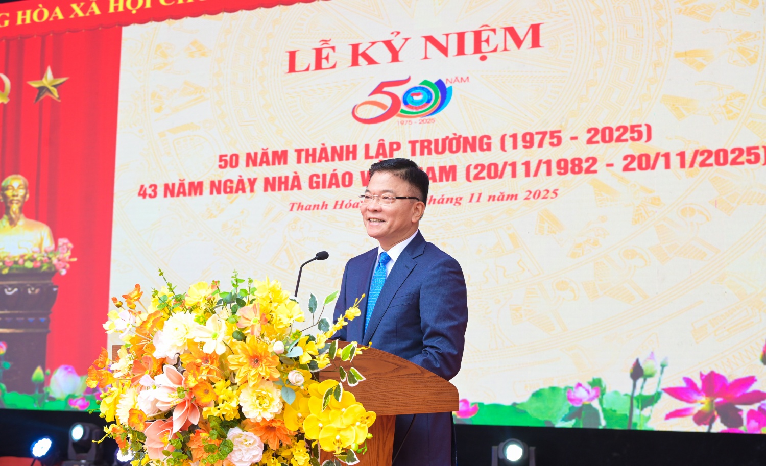 Phó Thủ tướng Chính phủ Lê Thành Long phát biểu tại buổi lễ.