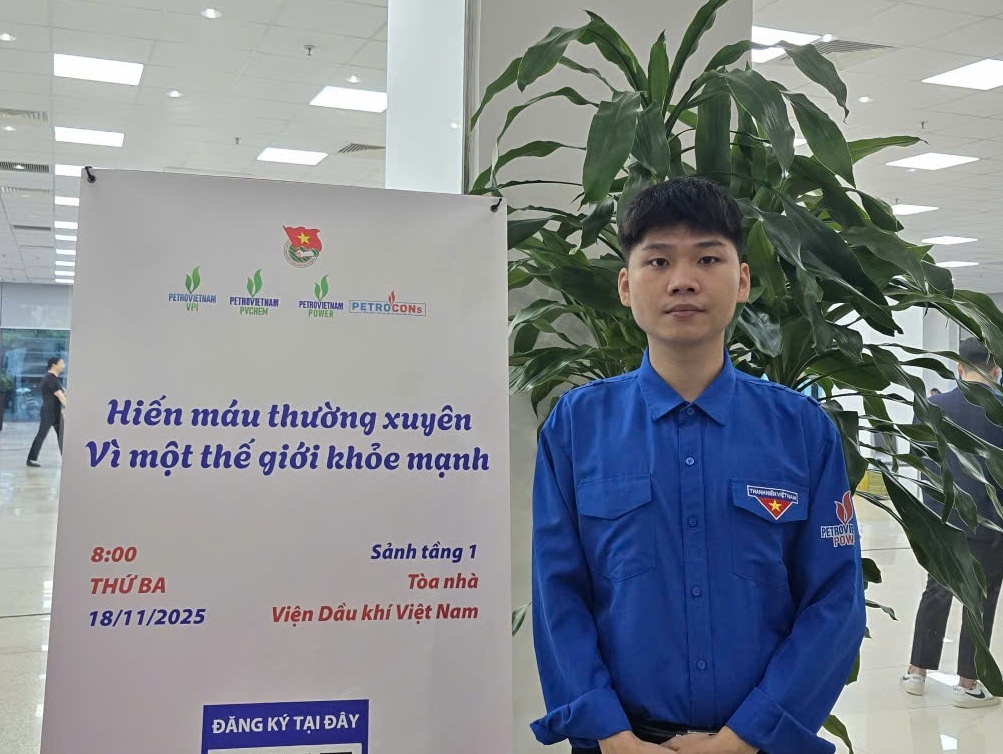 Anh Phạm Hoàng Minh Thắng - Phó Bí thư Đoàn Thanh niên PV Power.