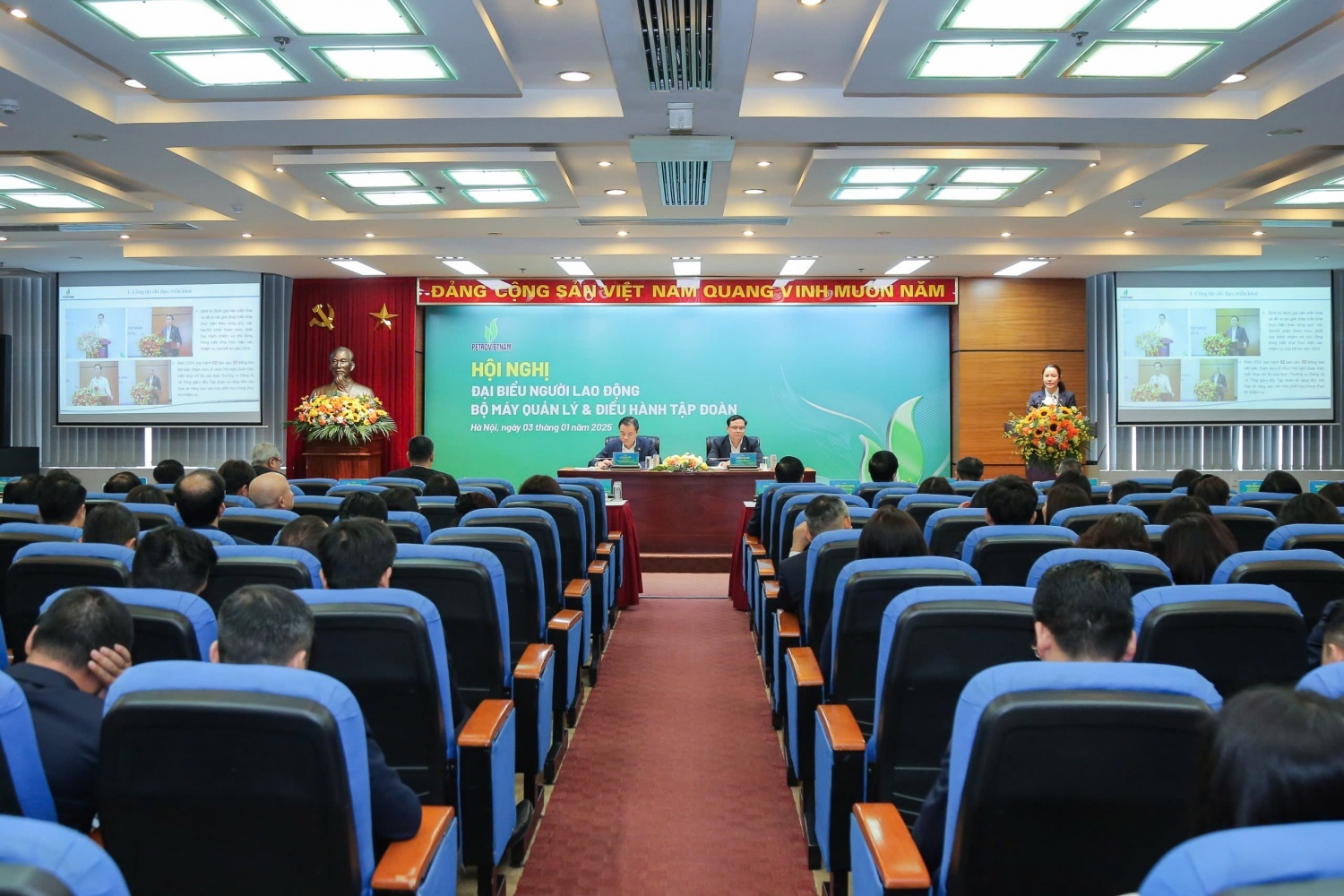 Hội nghị Người lao động BMQL&ĐH Petrovietnam năm 2025.