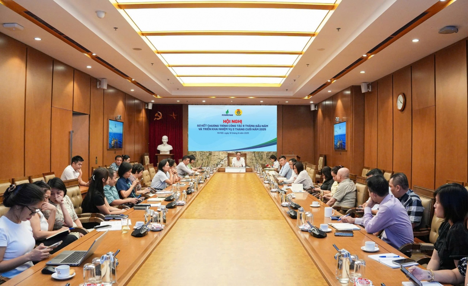 Công đoàn BMQL&ĐH Petrovietnam tổ chức Hội nghị sơ kết hoạt động công đoàn 9 tháng năm 2025, triển khai nhiệm vụ những tháng cuối năm.