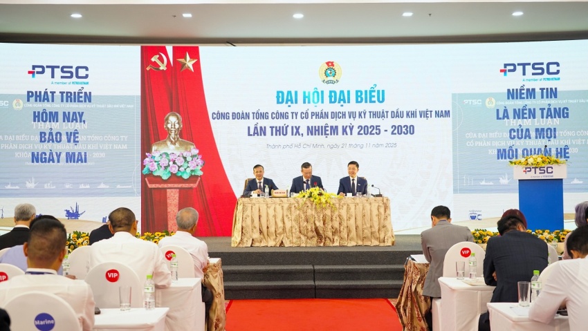Đại hội đại biểu Công đoàn PTSC lần thứ IX, nhiệm kỳ 2025-2030.