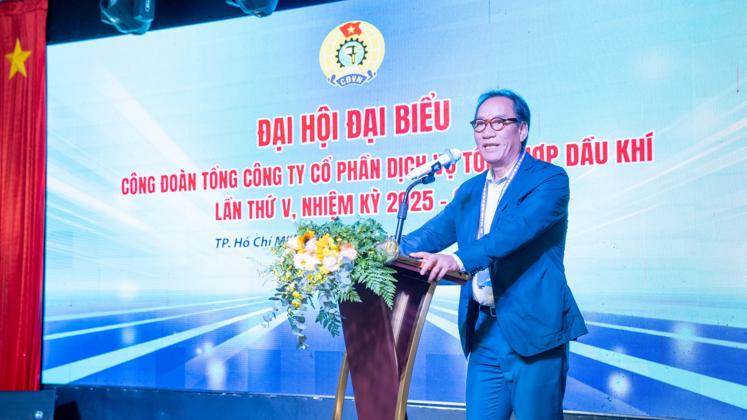 Đồng chí Vũ Tiến Dương - Bí thư Đảng ủy, Tổng Giám đốc PETROSETCO kỳ vọng Ban Chấp hành Công đoàn khóa mới sẽ tiếp tục phát huy vai trò nòng cốt, không ngừng đổi mới phương thức hoạt động và chăm lo tốt hơn cho người lao động.