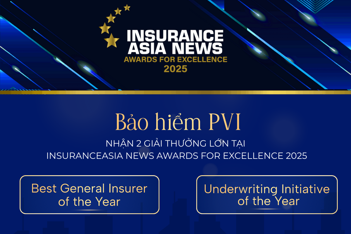 Cú đúp giải thưởng danh giá của Bảo hiểm PVI