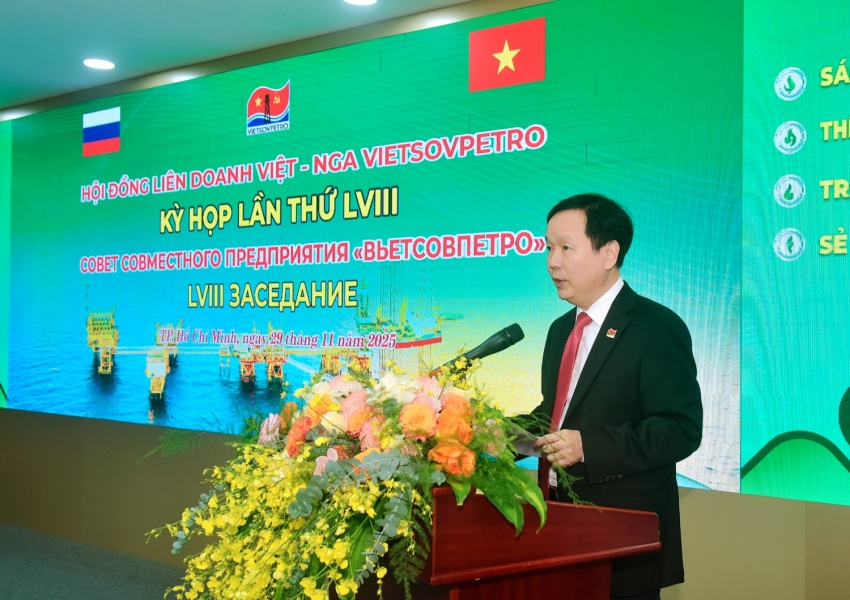 Ông Vũ Mai Khanh, Tổng Giám đốc Liên doanh Việt - Nga Vietsovpetro: Với sự hỗ trợ hiệu quả từ Lãnh đạo Petrovietnam và Zarubezhneft, Vietsovpetro đã hoàn thành xuất sắc các nhiệm vụ được giao năm 2025.