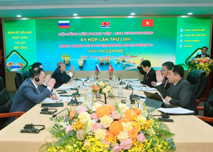 Kỳ họp 58 Hội đồng Liên doanh Việt – Nga Vietsovpetro.