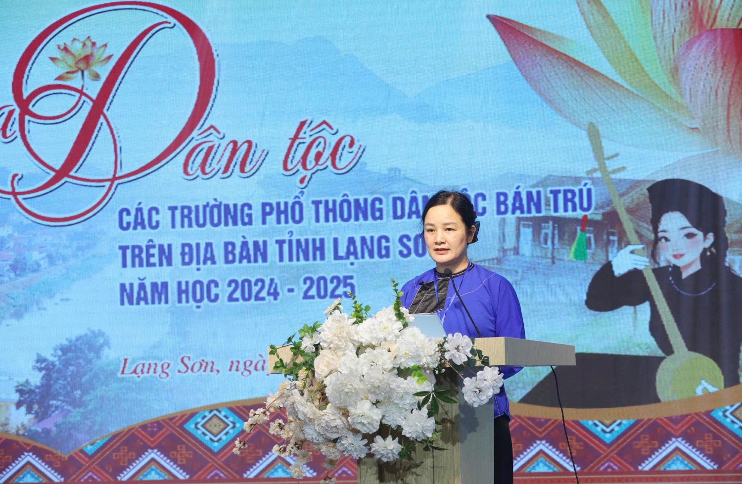 Bà Phan Mỹ Hạnh - Phó Giám đốc Sở Giáo dục và Đào tạo tỉnh Lạng Sơn.