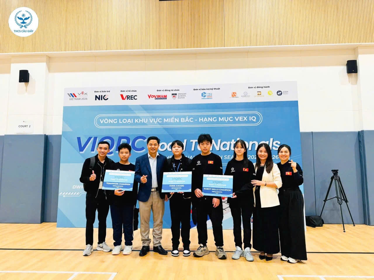 Tại Lạng Sơn, đoàn Trường THCS Cầu Giấy tham gia Giải vô địch Quốc gia Việt Nam VEX Robotics 2026, vòng loại khu vực miền Bắc