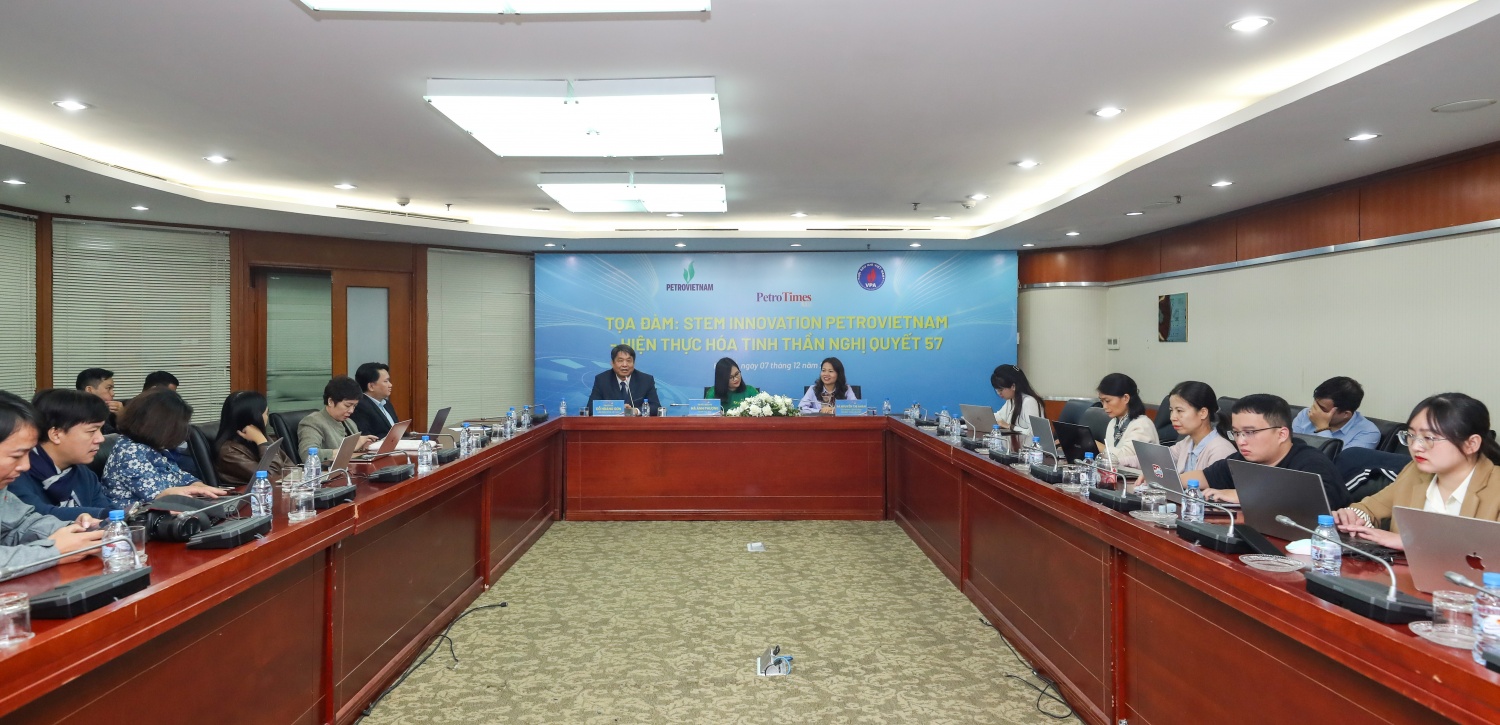 Toàn cảnh buổi Tọa đàm “STEM Innovation Petrovietnam” - Hiện thực hóa tinh thần Nghị quyết 57.