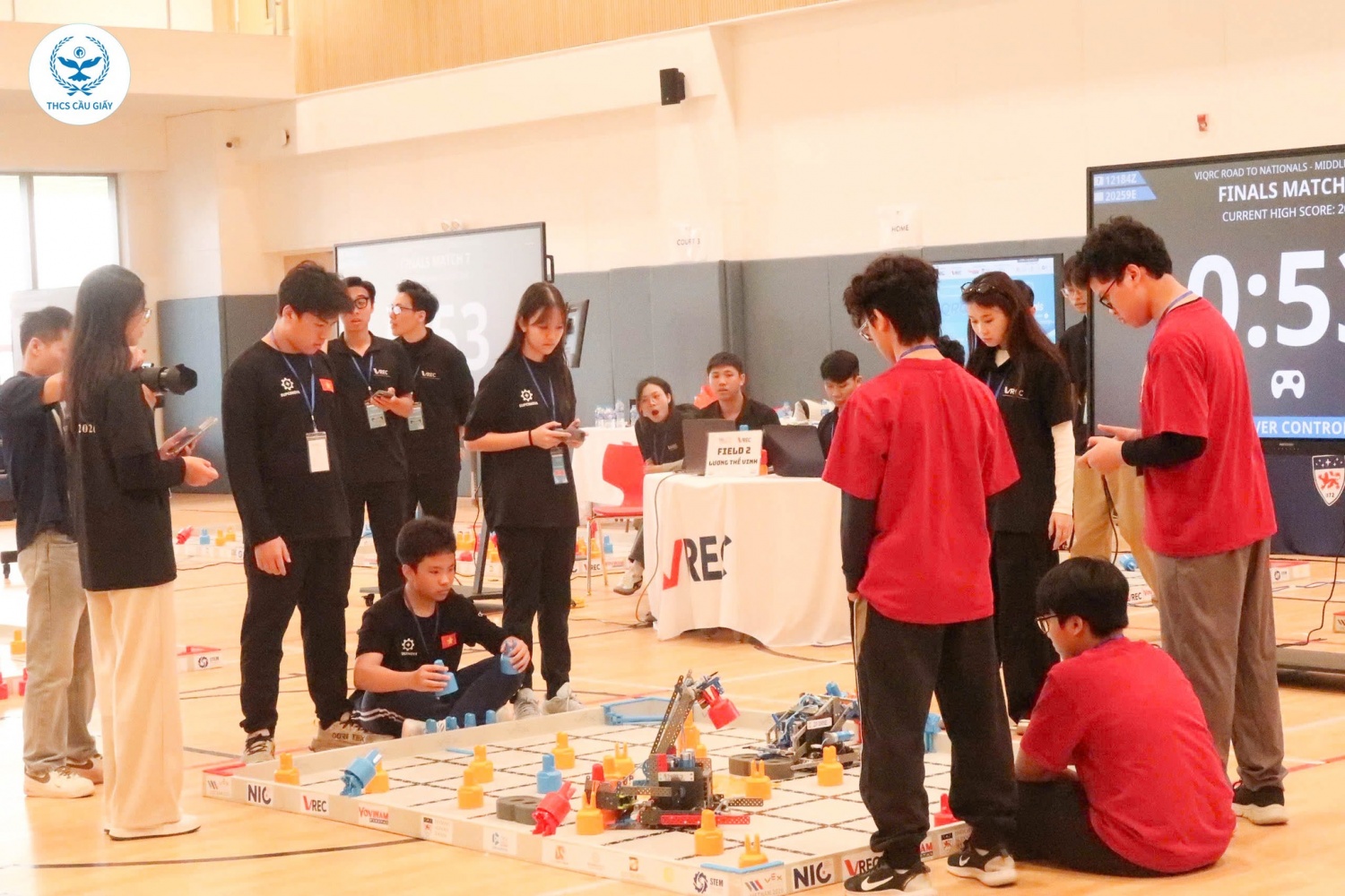 Trường THCS Cầu Giấy có 5 đội xuất sắc lọt vào vòng trong của Giải Robotics Quốc gia 2025.