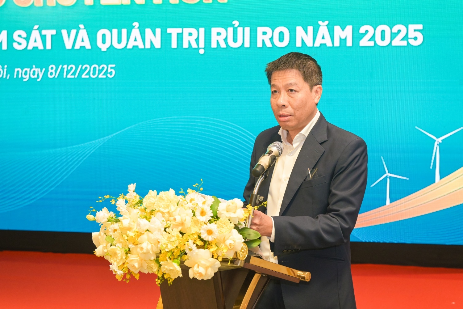 Đồng chí Nguyễn Văn Mậu - Thành viên HĐTV Tập đoàn: Công tác kiểm tra, giám sát và quản trị rủi ro không đơn thuần là yêu cầu nghiệp vụ mà còn là phương thức lãnh đạo trọng yếu, đồng thời là nhu cầu chính trị đối với Đảng bộ Tập đoàn.