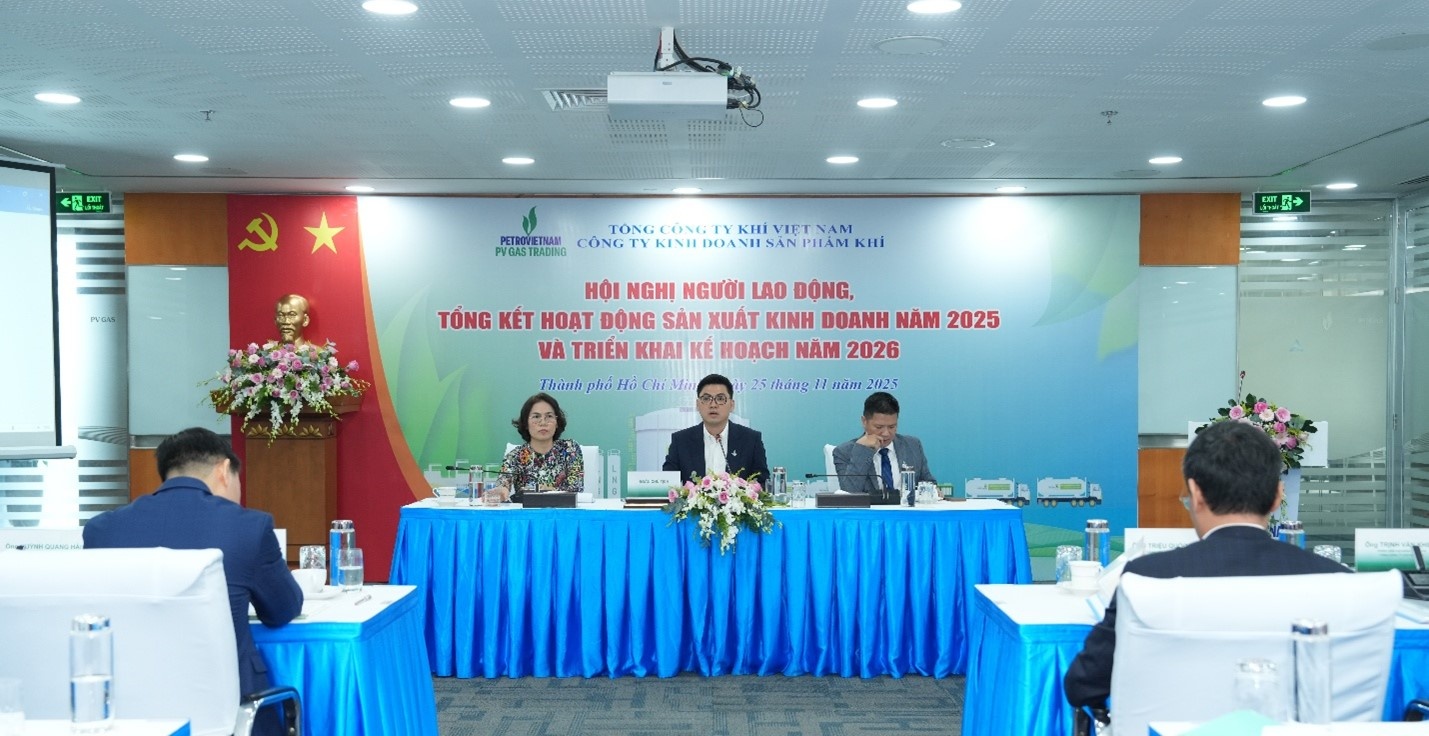 PV GAS TRADING bứt phá mạnh mẽ năm 2025, khẳng định vai trò hạt nhân trong chuỗi kinh doanh khí”