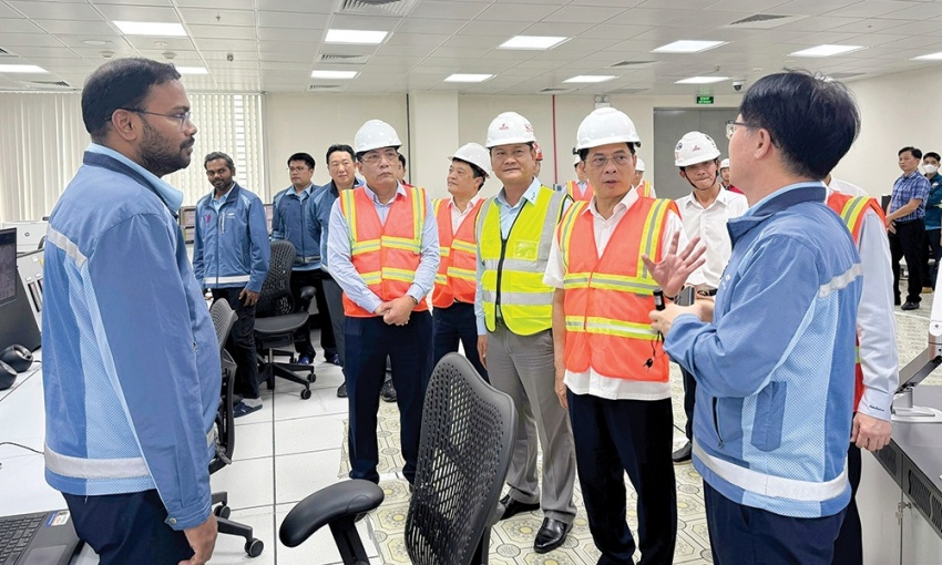 Phó Thủ tướng Bùi Thanh Sơn kiểm tra tiến độ Dự án Nhơn Trạch 3 và 4		