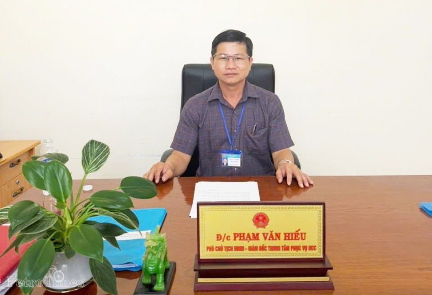 Ông Phạm Văn Hiếu - Phó Chủ tịch UBND xã Khánh An.