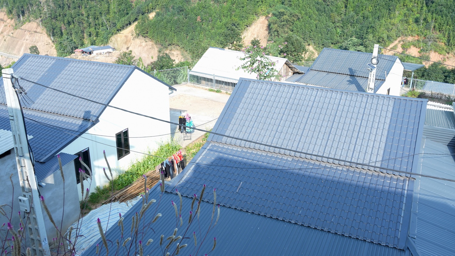 Quang cảnh yên bình tại thôn Kho Vàng
