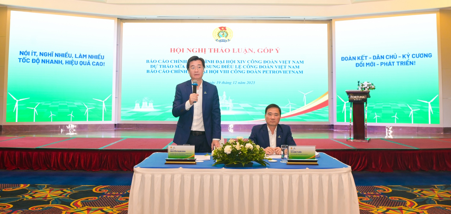 Đồng chí Nguyễn Mạnh Kha phát biểu kết luận hội nghị