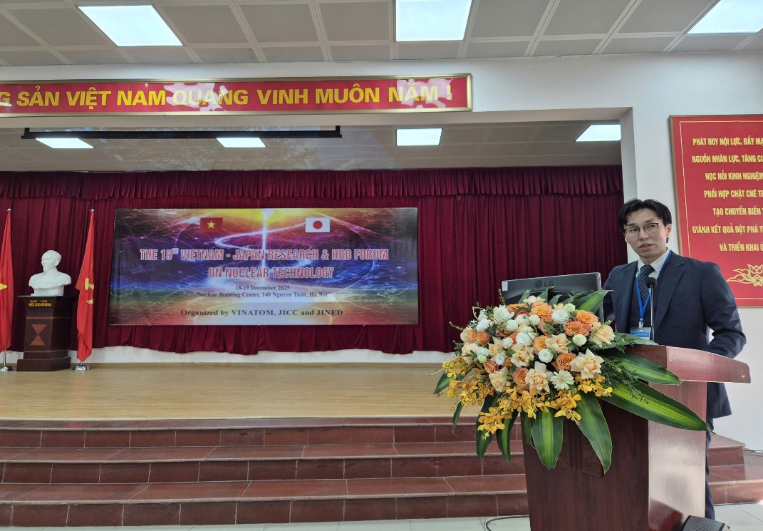 Ông Teppei  Fukuhara, Tham tán Đại sứ quán Nhật Bản tại Việt Nam, phát biểu tại Phiên Khai mạc