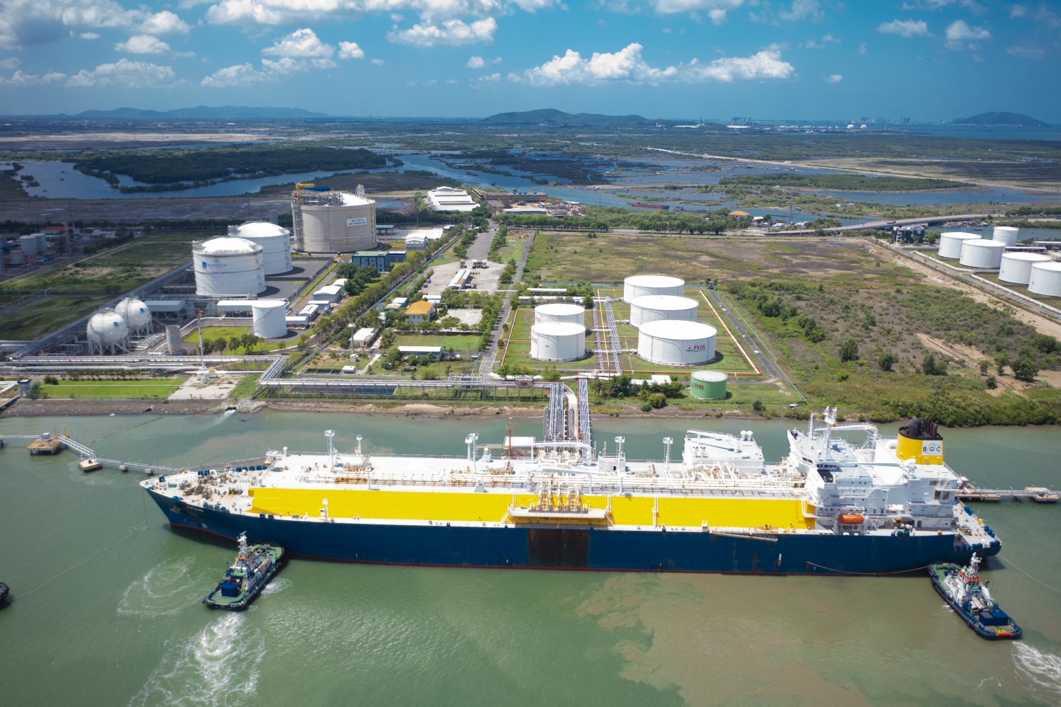 Kho cảng LNG Thị Vải.