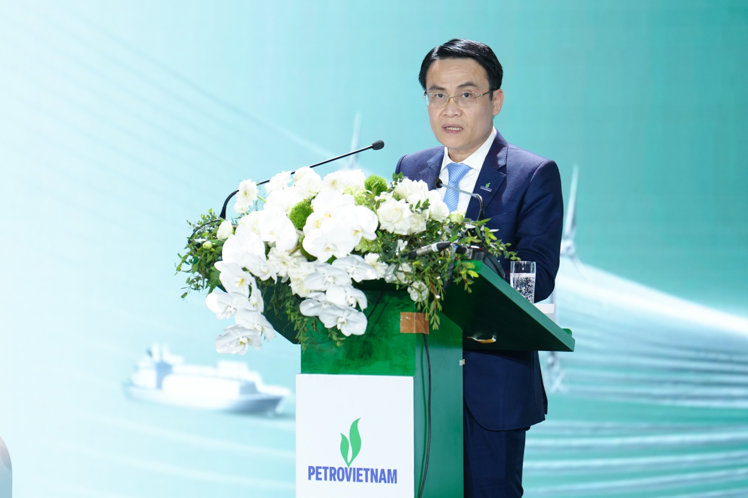 Đồng chí Trương Quốc Lâm - Bí thư Đảng ủy, Chủ tịch HĐTV PVEP nhấn mạnh dấu ấn đổi mới rõ nét trong phương thức lãnh đạo của Đảng ủy PVEP.