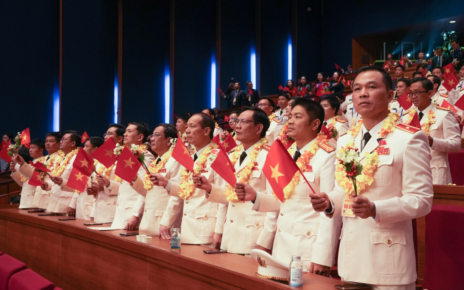 Các đại biểu được vinh danh tại Đại hội.