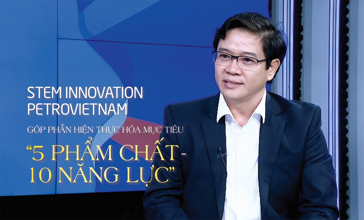 TS Thái Văn Tài khẳng định chương trình STEM Innovation Petrovietnam là mô hình đồng hành rất đúng thời điểm