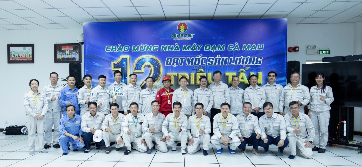CBCNV Nhà máy Đạm Cà Mau quyết tâm chinh phục những cột mốc cao hơn trong tương lai.