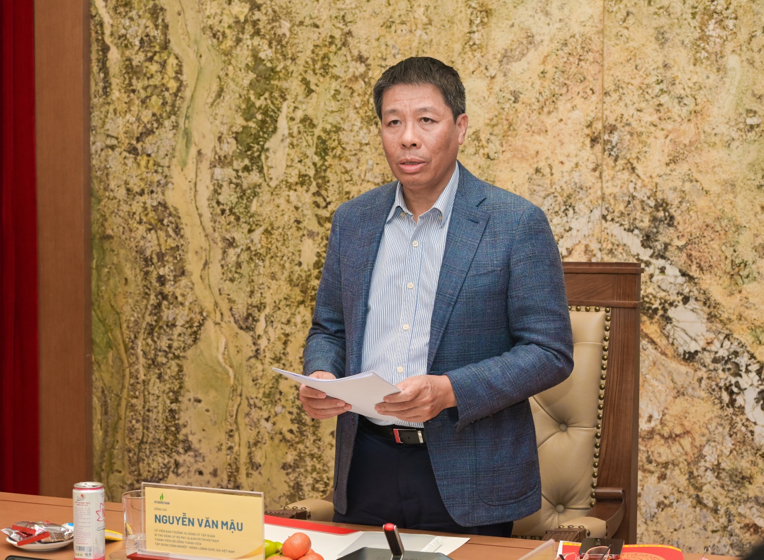 Đồng chí Nguyễn Văn Mậu: BMQL&ĐH cần chủ động tham mưu, cụ thể hóa các giải pháp trọng tâm trong việc thực hiện nhiệm vụ năm 2026 của Petrovietnam