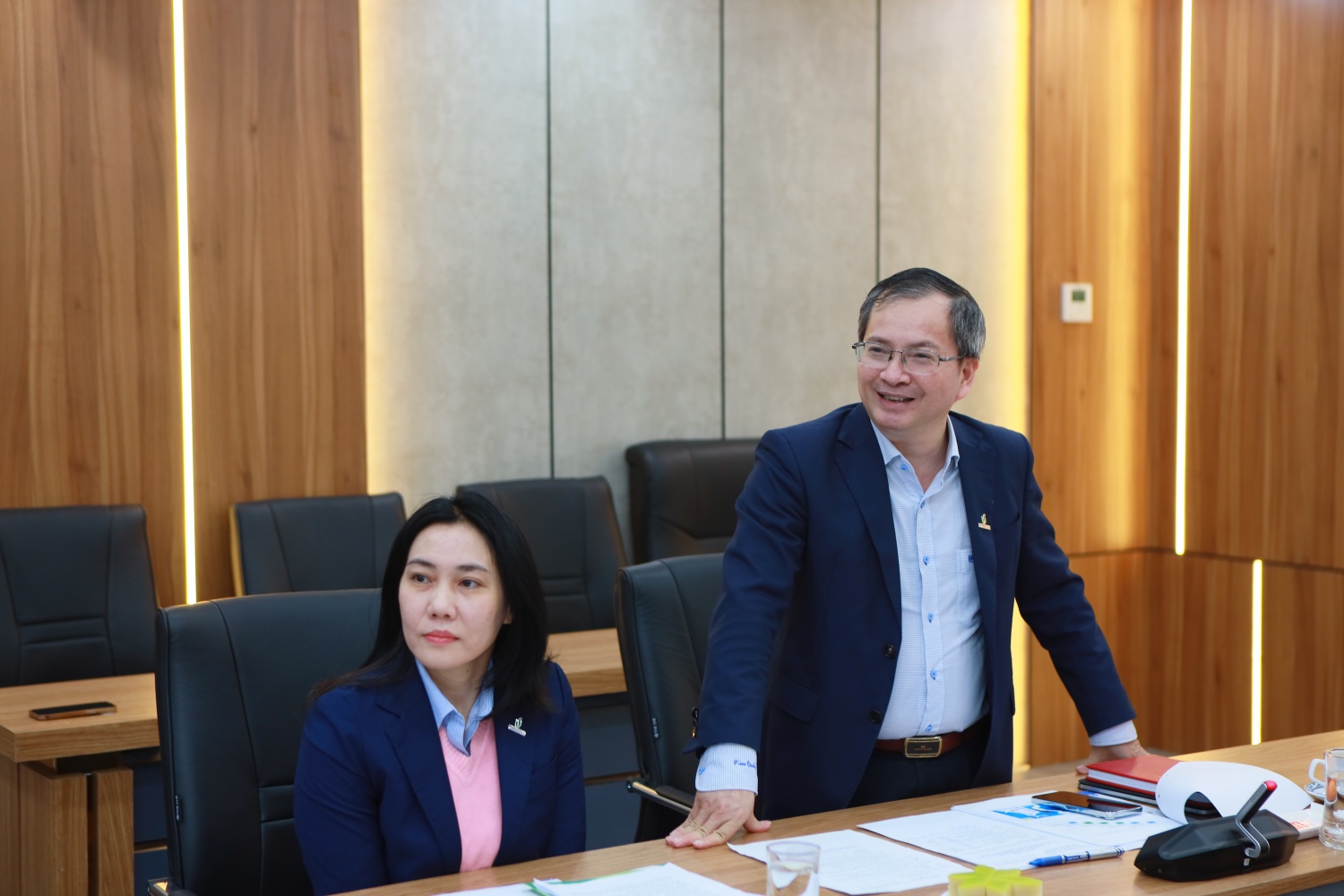 Đồng chí Khương Lê Thành - Phó Bí thư thường trực Đảng ủy, Thành viên HĐQT BSR chia sẻ các thông tin về Đảng bộ BSR.